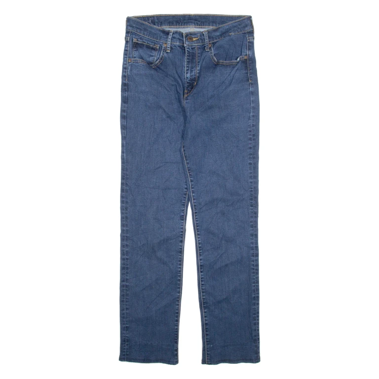 LEVI'S Big E Womens Jeans Blue Regular Straight W30 L30