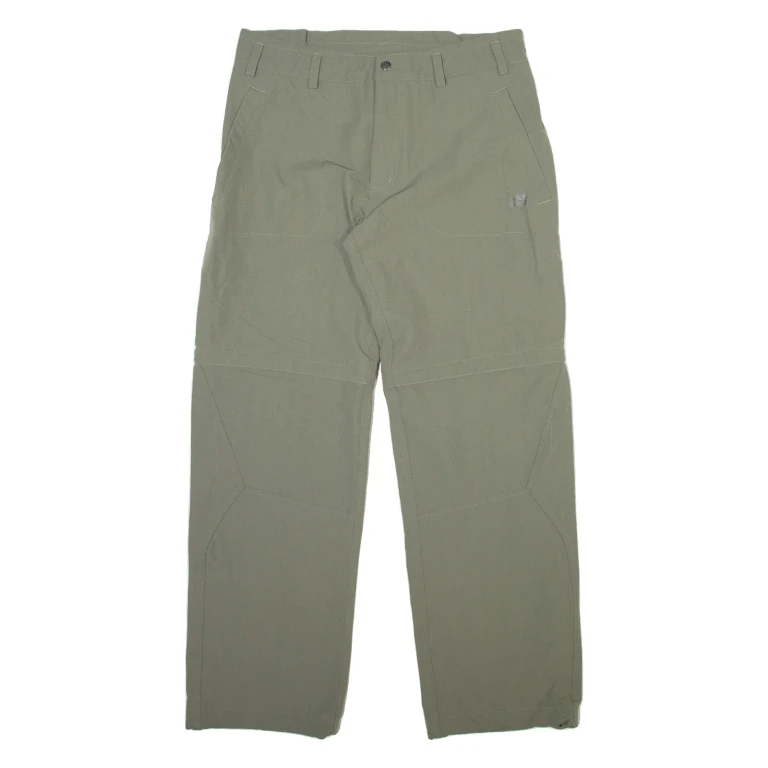 ADIDAS Detachable Legs Mens Trousers Grey Regular Straight W30 L30