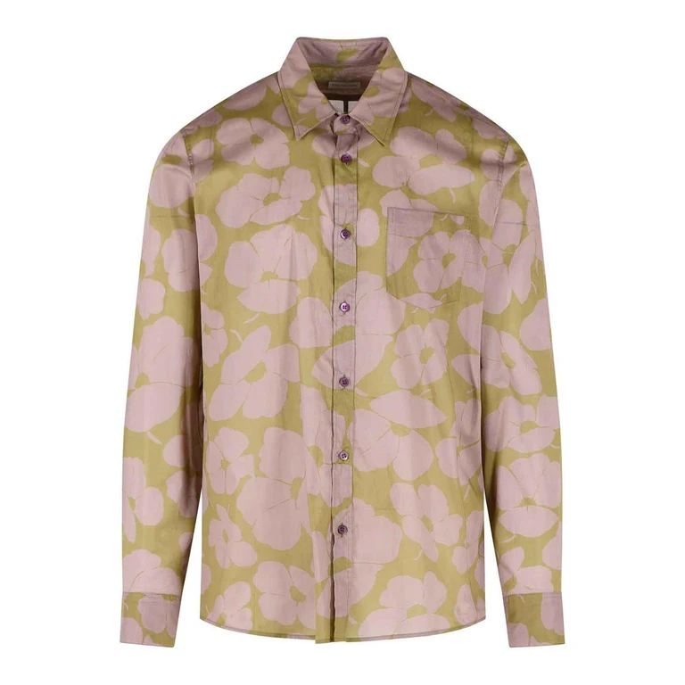 Dries Van Noten Chemise - Vert (207023069205)