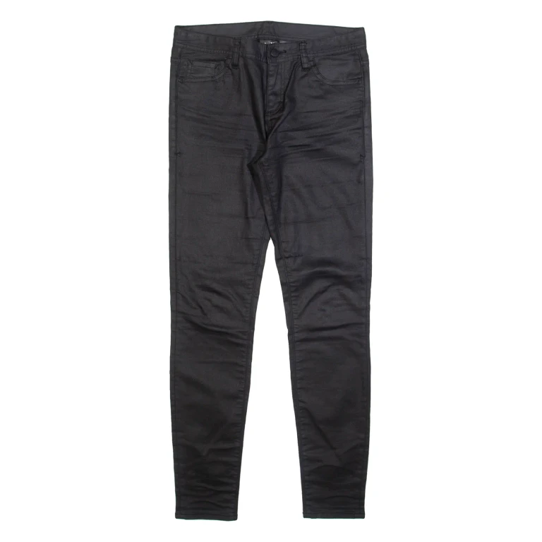 ARMANI EXCHANGE Womens Trousers Black Slim Skinny W30 L30