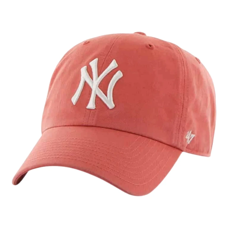 Clean Up New York Yankees Strapback Hat - Island Red Adjustable Cap