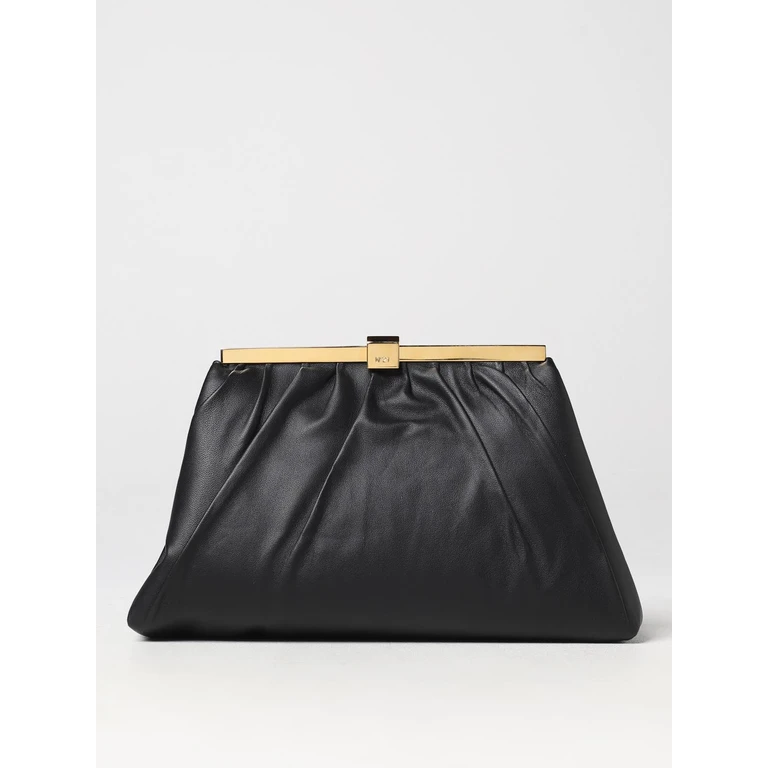N° 21 N°21 Jeanne clutch in nappa with shoulder strap (23IBP0959NP01N001)