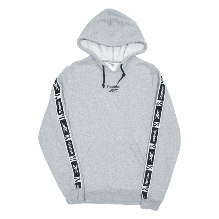 REEBOK Womens Grey Hoodie S