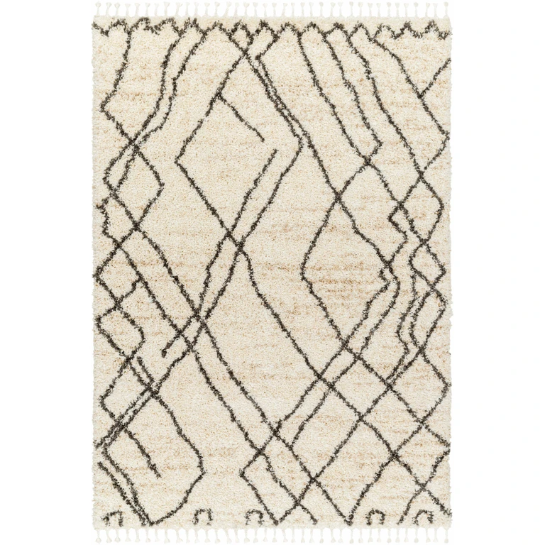 Hersz Cream Area Rug - Clearance