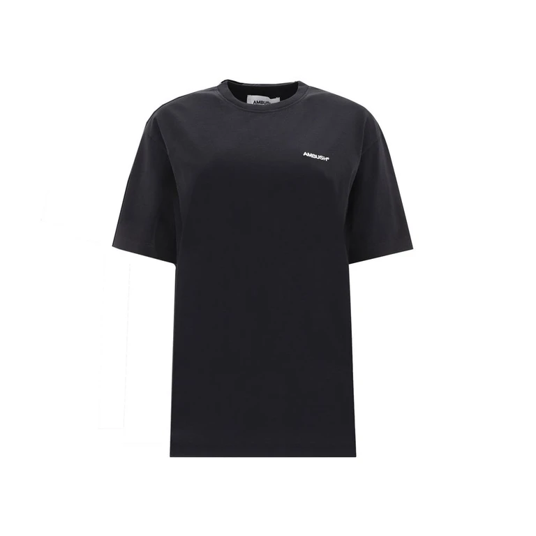Ambush Black Cotton T-Shirt - Women