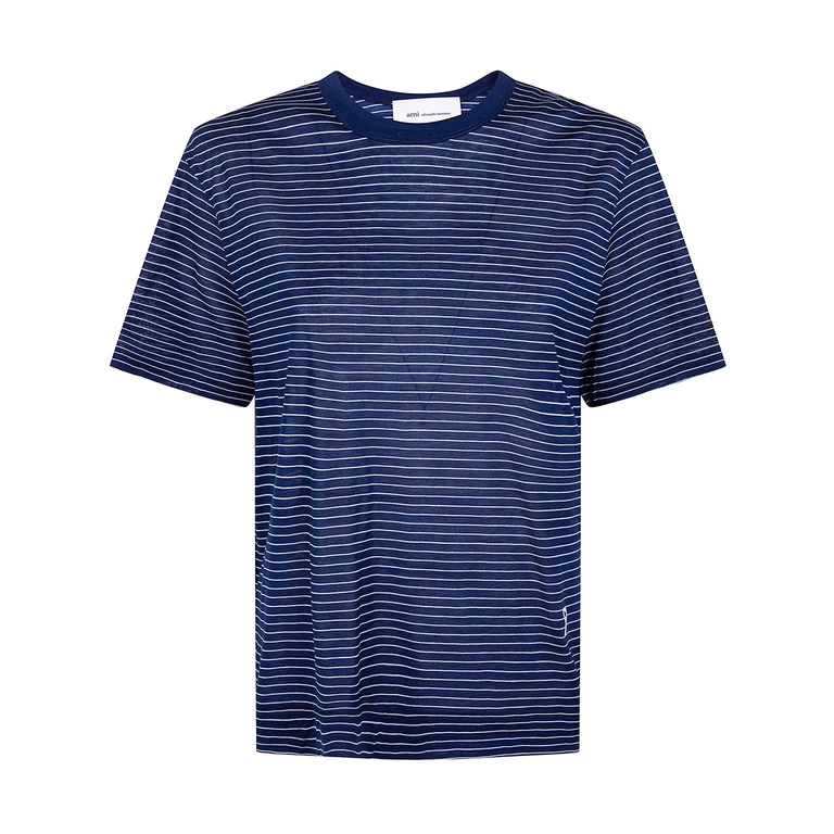 クラシックフィット ストライプTシャツ