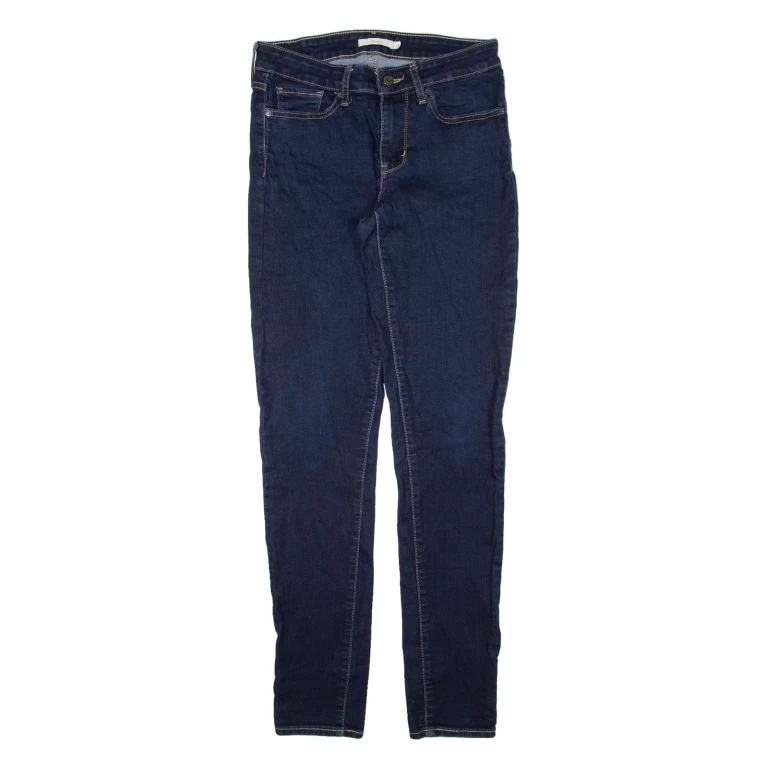 LEVI'S 711 BIG E Womens Jeans Blue Slim Skinny W27 L32
