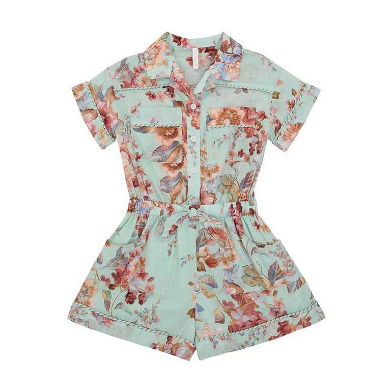Combinaison - Vert (5845YRS261MINTFLORALMULTI)