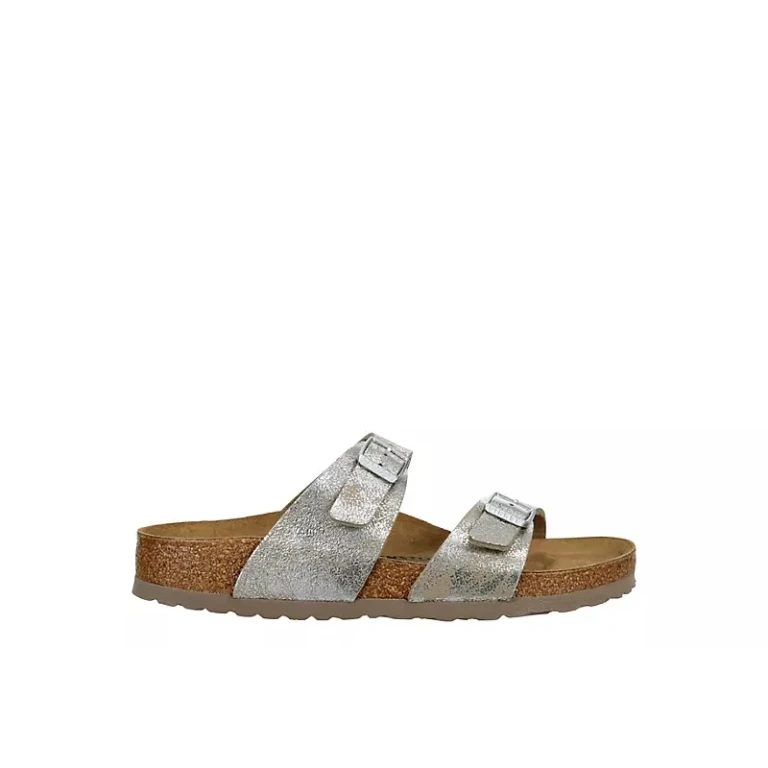 Unisex Sydney Synthetics Syn Washed Metallic Silver