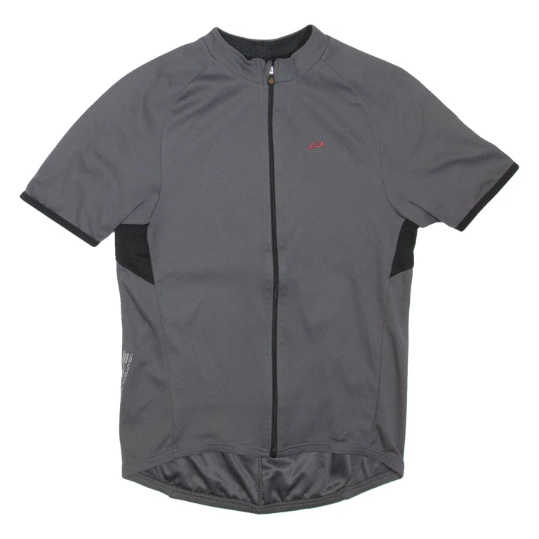Cycling Mens T-Shirt Grey Crew Neck M