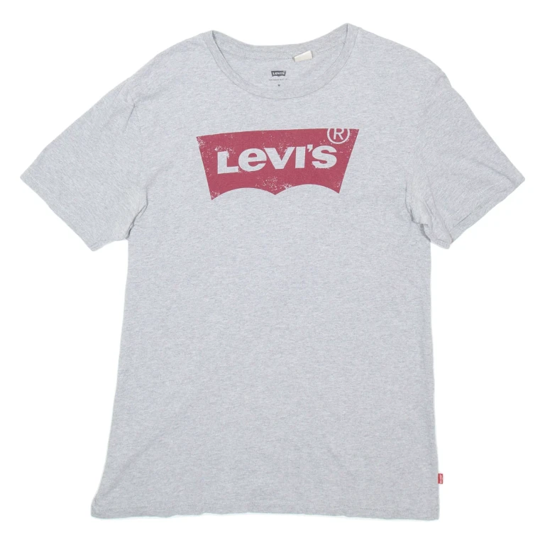 LEVI'S Mens T-Shirt Grey M (II1-211024-5527)