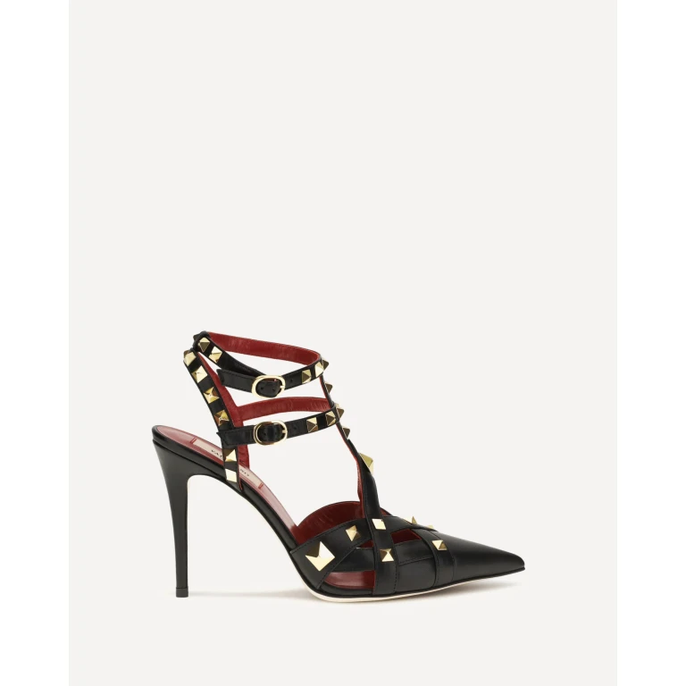 VALENTINO GARAVANI Studdy Décolleté in kidskin Female 41