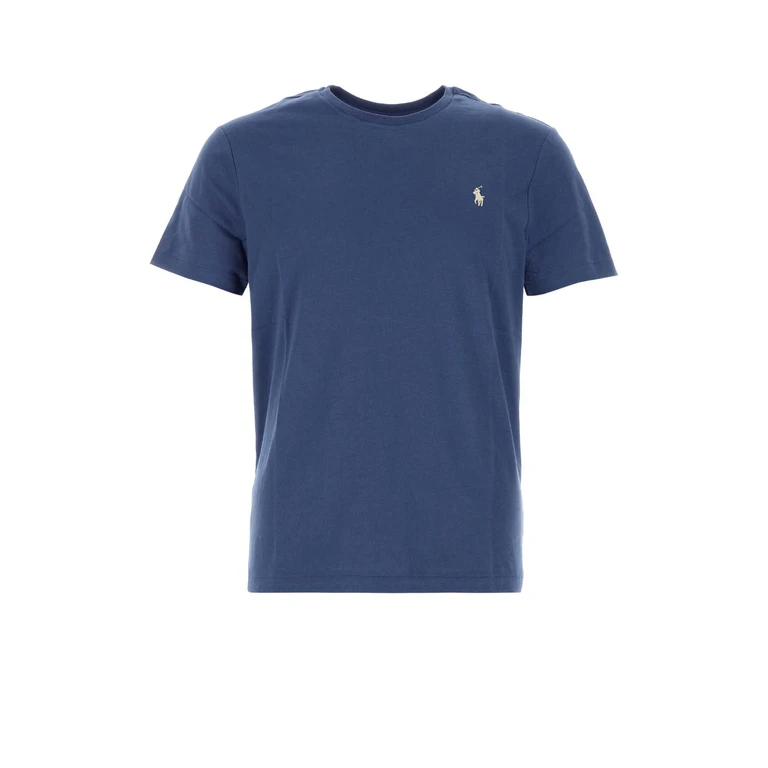 Polo Ralph Lauren Navy Blue Cotton T-Shirt Earthbluec8135 Exterior - Men