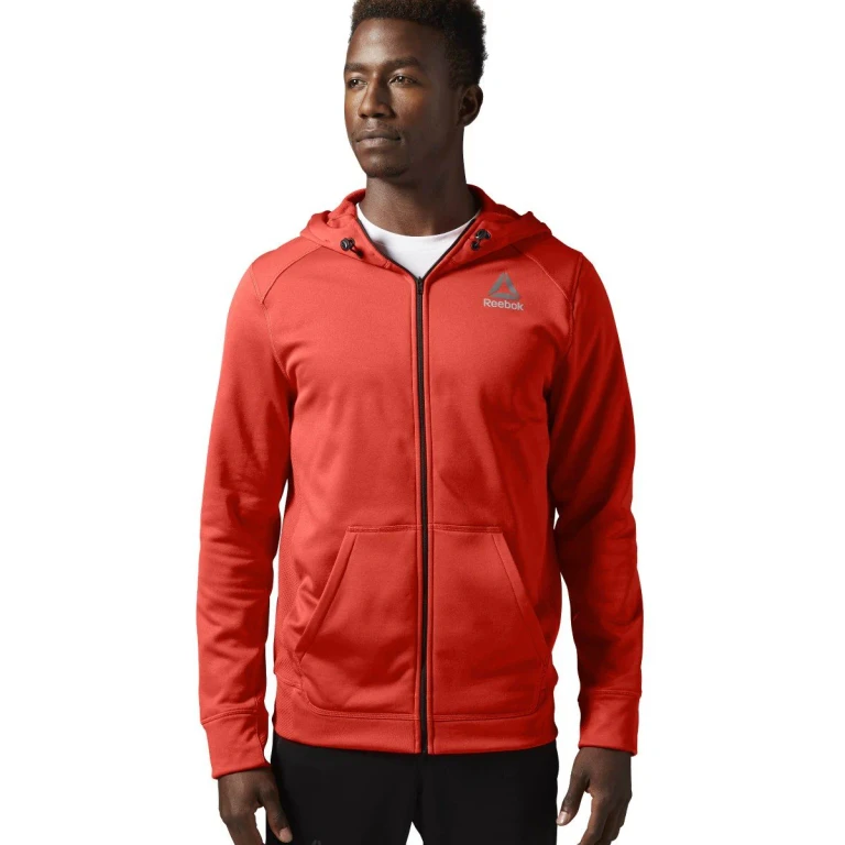 Men's Crossfit Workout Ready Fleece Full Zip Hoodie