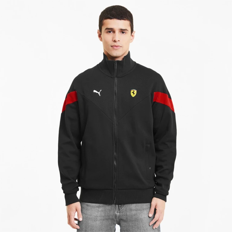 Men's Sf Ferrari Race Mcs Sweat Jacket Jackets