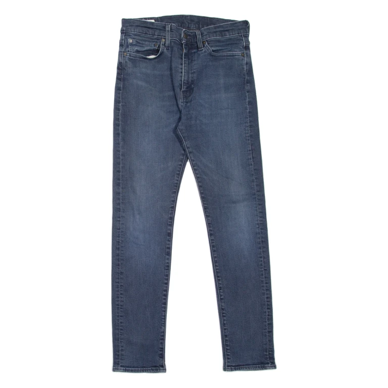LEVI'S 510 BIG E Jeans Mens Blue Slim Skinny Stone Wash W28 L32