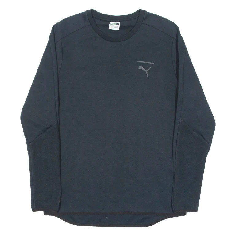 PUMA Mens Sweatshirt Black Crew Neck S (LL3-121124-4133)