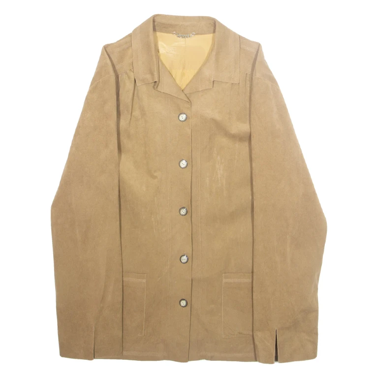 Womens Blazer Jacket Brown M