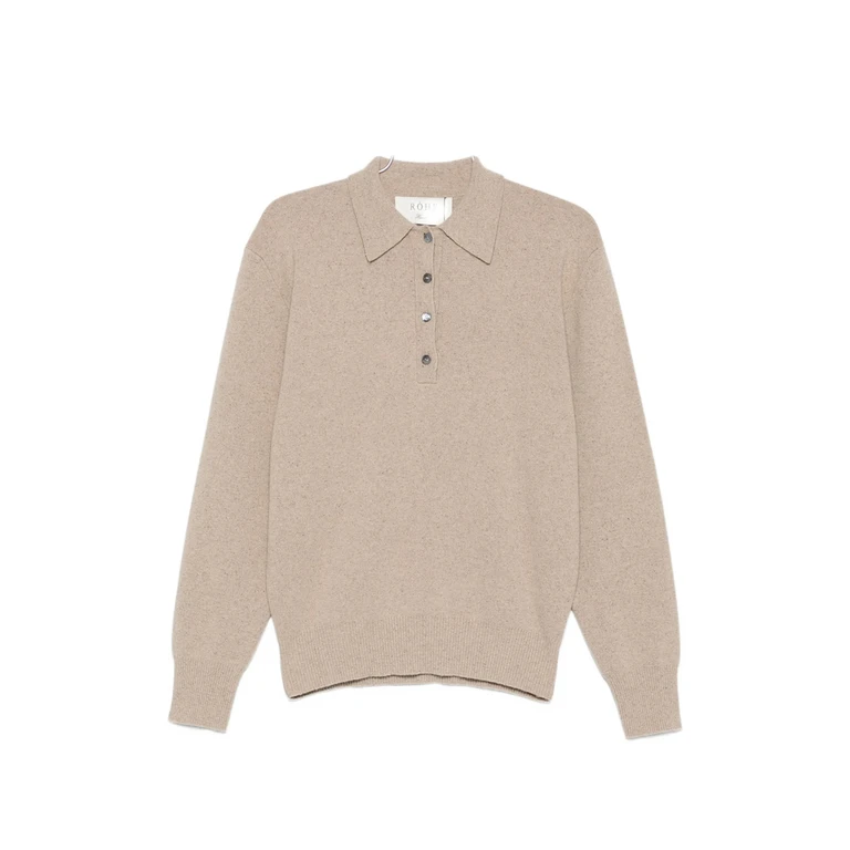Rohe Button-fastening Polo-collar Sweater