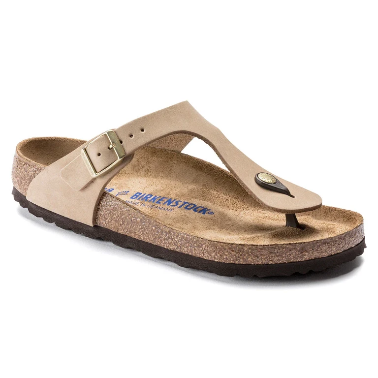 Women's Gizeh Soft Footbed Nubuck Sandals