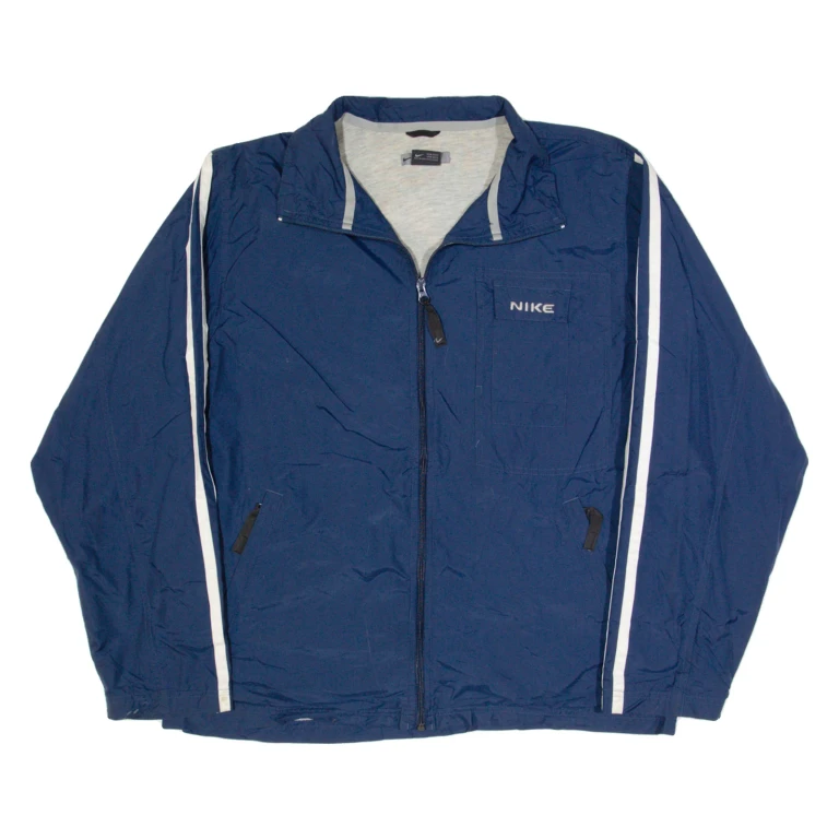NIKE Mens Shell Jacket Blue M