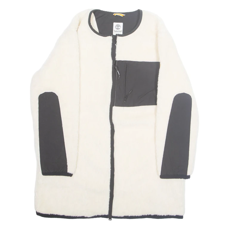TIMBERLAND Womens Fleece Jacket Cream S