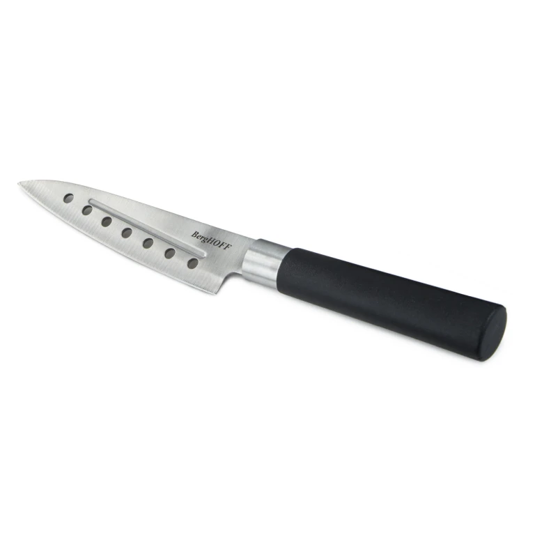 DiNA Codon Stainless Steel Santoku Knife with Holes, 5"