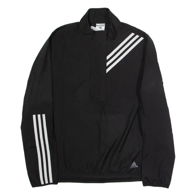 ADIDAS Womens Pullover Jacket Black M