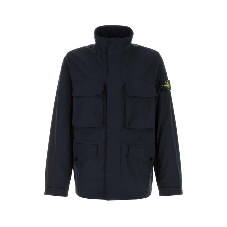 Stone Island Pull Col Rond - Bleu