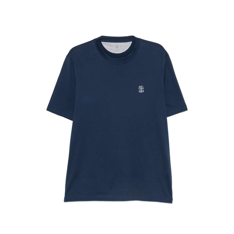Logo-embroidered Crew-neck T-shirt