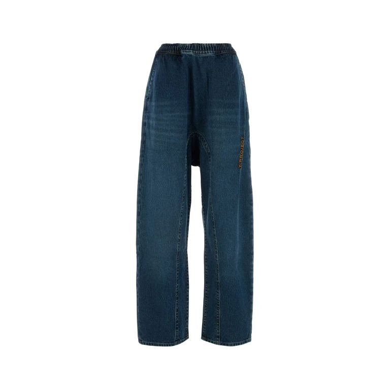 Y Project Denim Jeans Evergreenvintageblue Exterior: Organic Cotton - Women