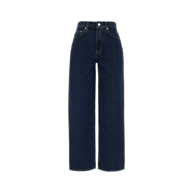 Loulou De Saison Denim Samur Jeans Washedblue Exterior: Organic Cotton - Women