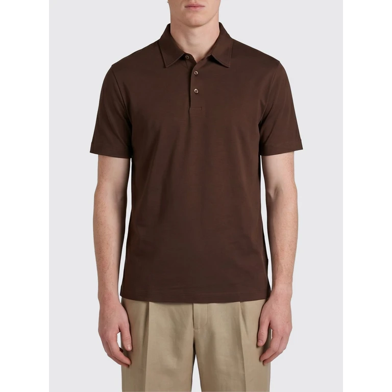 Polo Shirt Men color Brown (810382ZQ317Z1495)