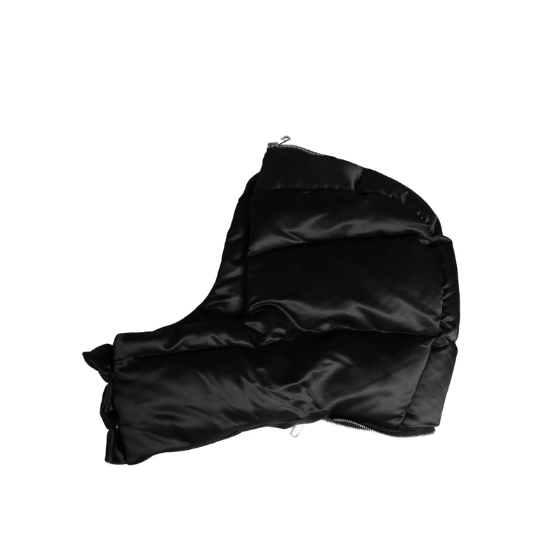 Dolce & Gabbana Black Polyester Whole Head Wrap Capello Hat - Men