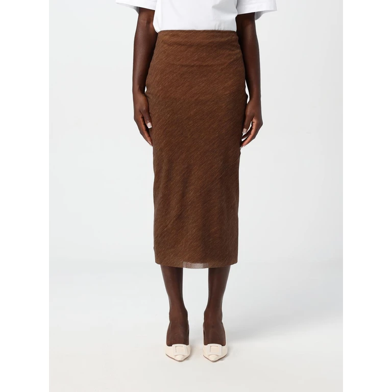 Skirt Woman color Brown (011557380095)