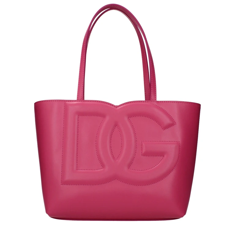 Dolce & Gabbana Pink Leather Handbag Bag - Women