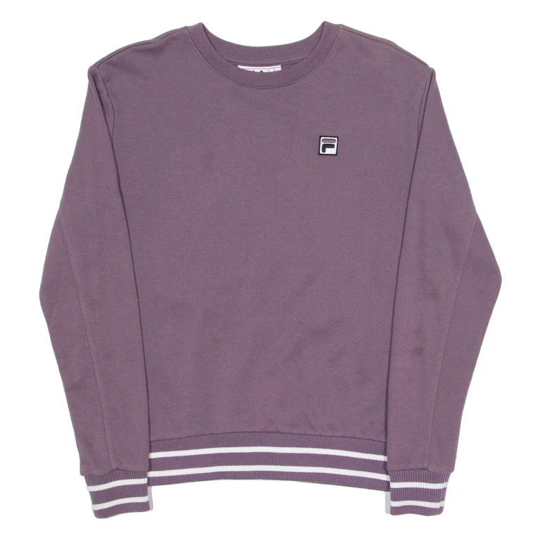 FILA Womens Sweatshirt Purple S