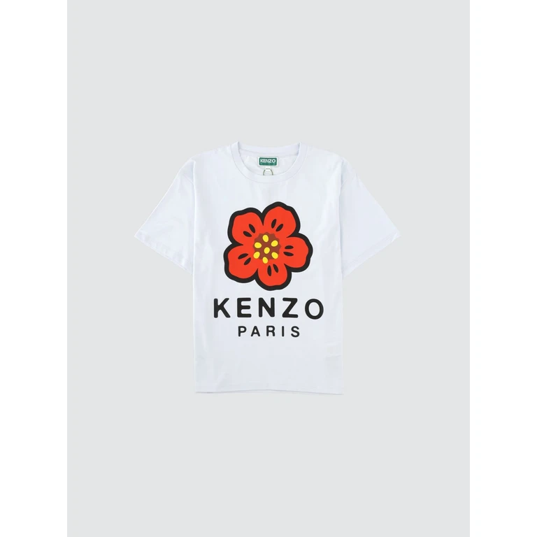 Boy's Cotton T-Shirt with Floral Logo Print (K6169877M)