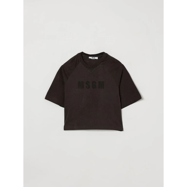 MSGM KIDS T-Shirt Kids color Grey (S6MSJGTH157103)