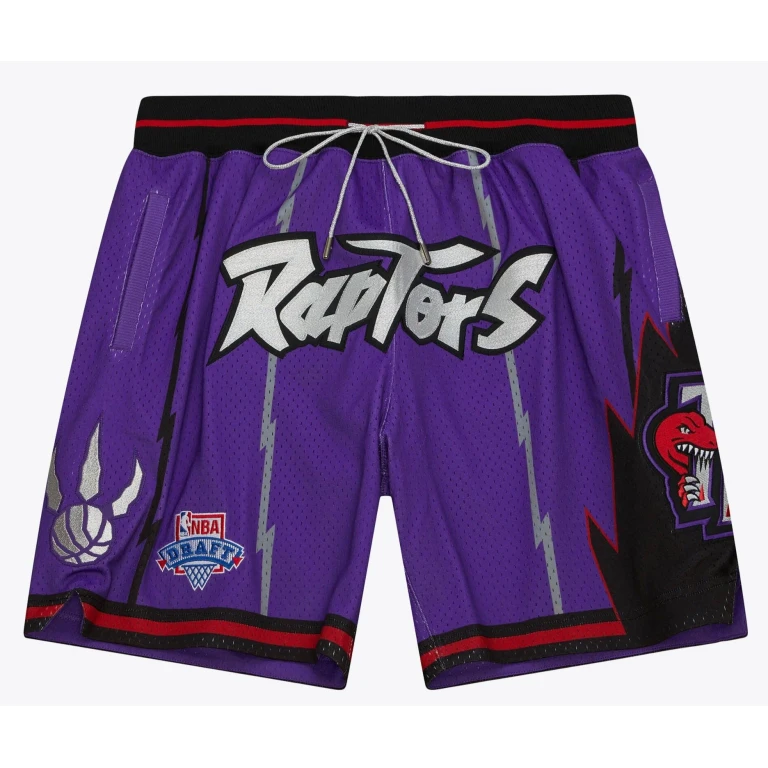 Men's NBA Just Don Hardwood Classics Shorts Raptors 1995