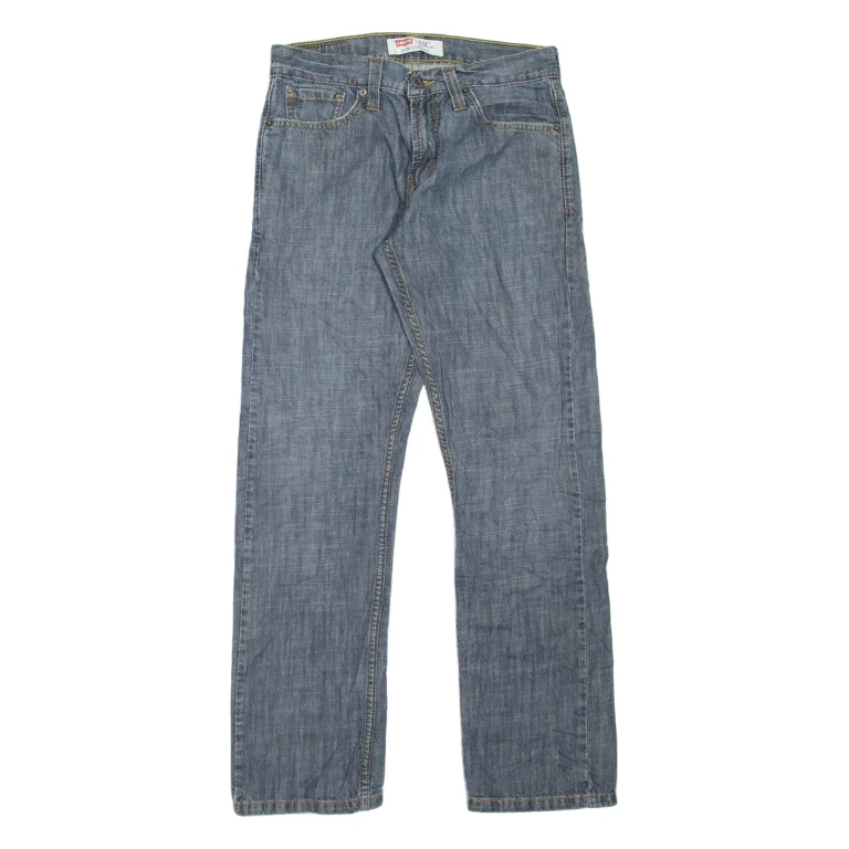 LEVI'S 514 Jeans Mens Blue Slim Straight W29 L30