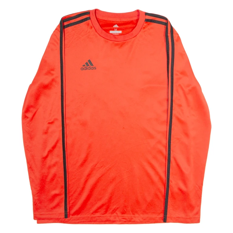 ADIDAS Tango Template Mens Football Shirt Jersey Orange USA Crew Neck M
