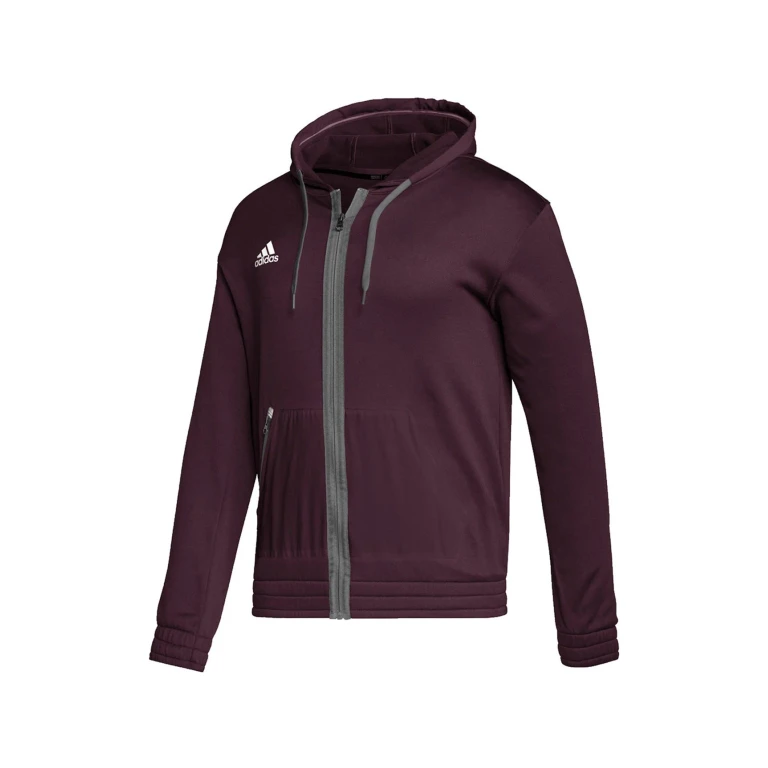 [hi3142] Mens adidas Team Issue Full-zip Hoodie