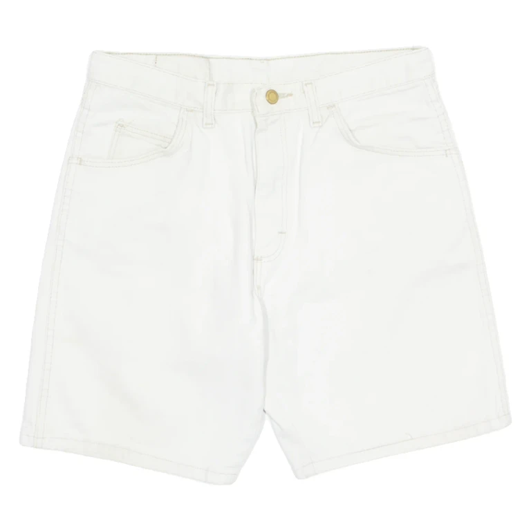 WRANGLER Chino Style Mens Denim Shorts White M W32