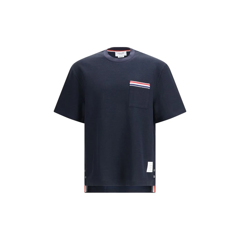Blue Cotton T-Shirt - Men