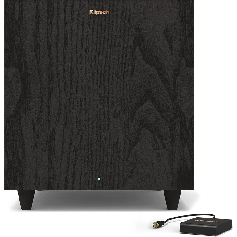 R-80SWi 8" 150W Wireless Subwoofer with High Performance Driver for Deep Bass Black (Certified Refurbished)