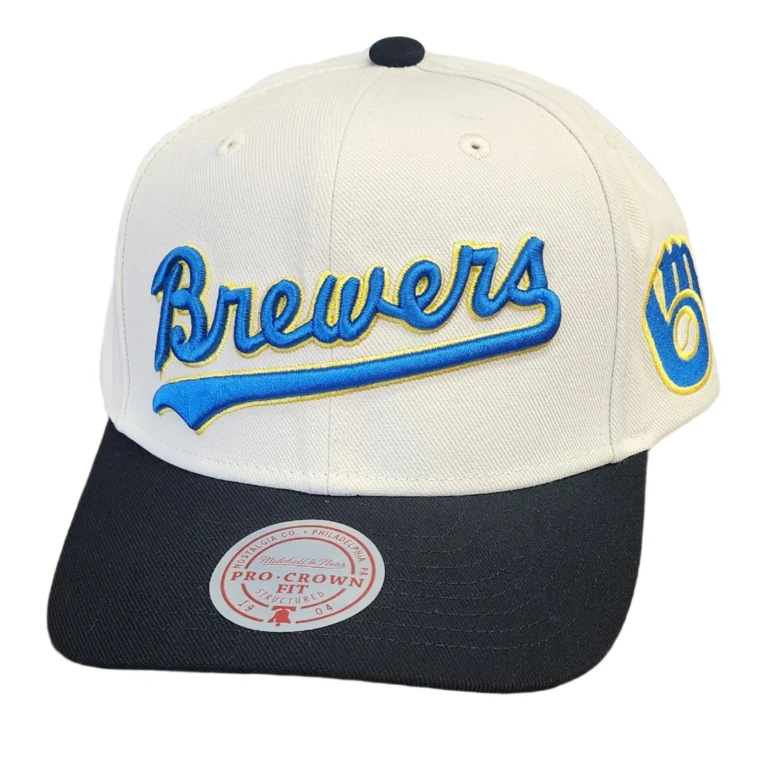 Men's MLB Off Word Pro Snapback Coop Brewers Snapback Caps