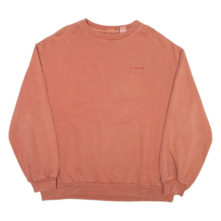 LEVI'S Mens Sweatshirt Orange S