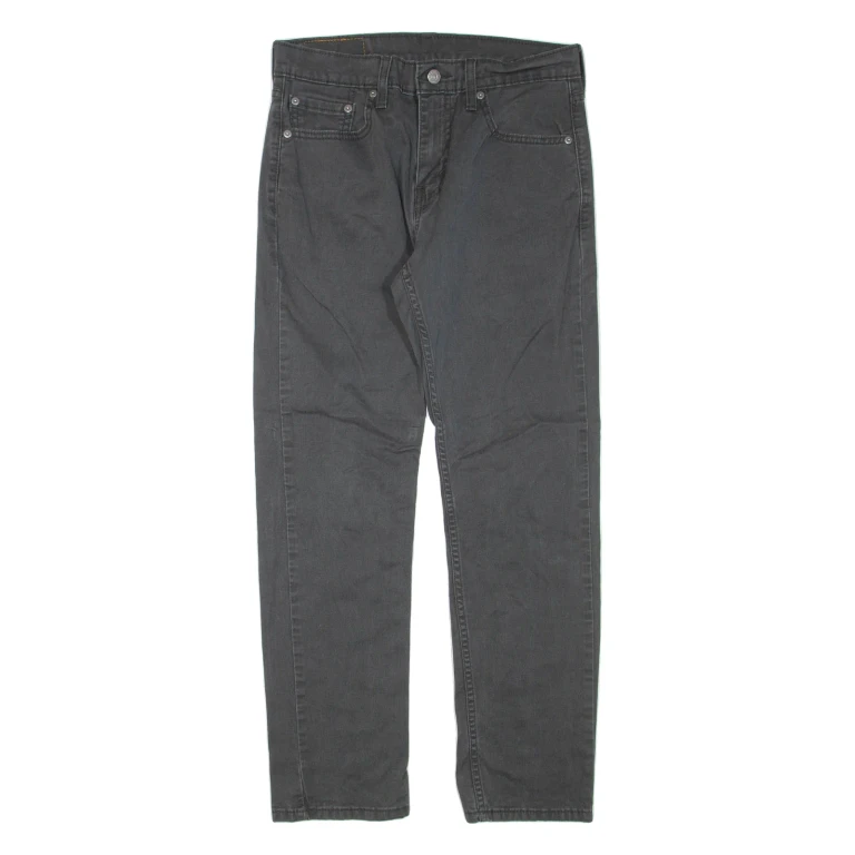 LEVI'S 502 Jeans Mens Grey Regular Tapered W29 L30