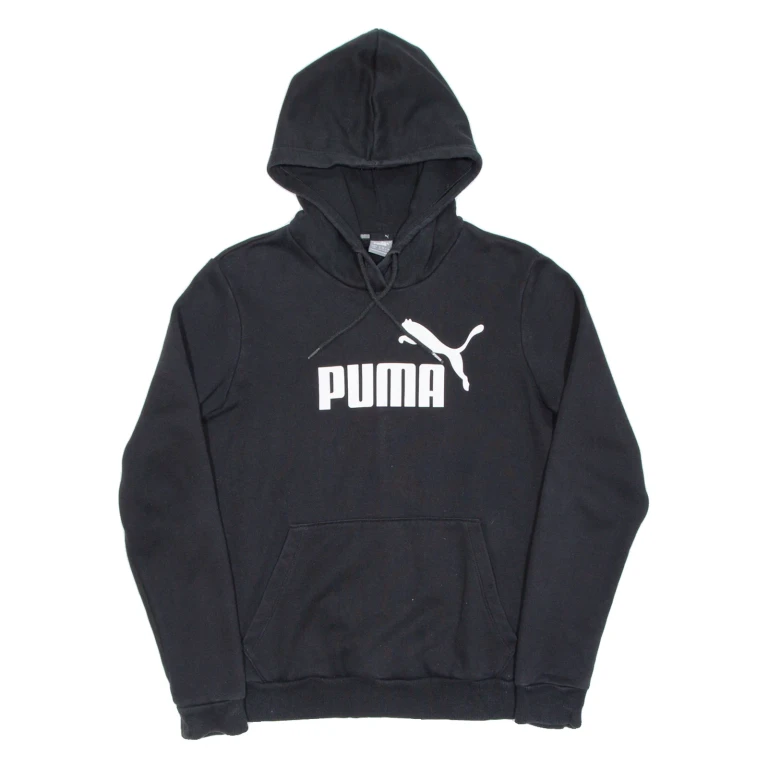 PUMA Womens Black Hoodie UK 14